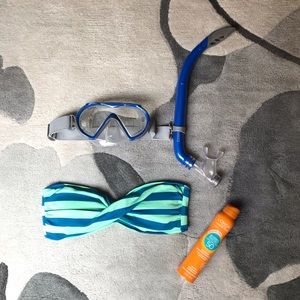 🌸5/$30🌸 Mossimo Striped Bikini Top, EUC, S